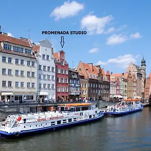 Promenada , Gdaňsk Polsko